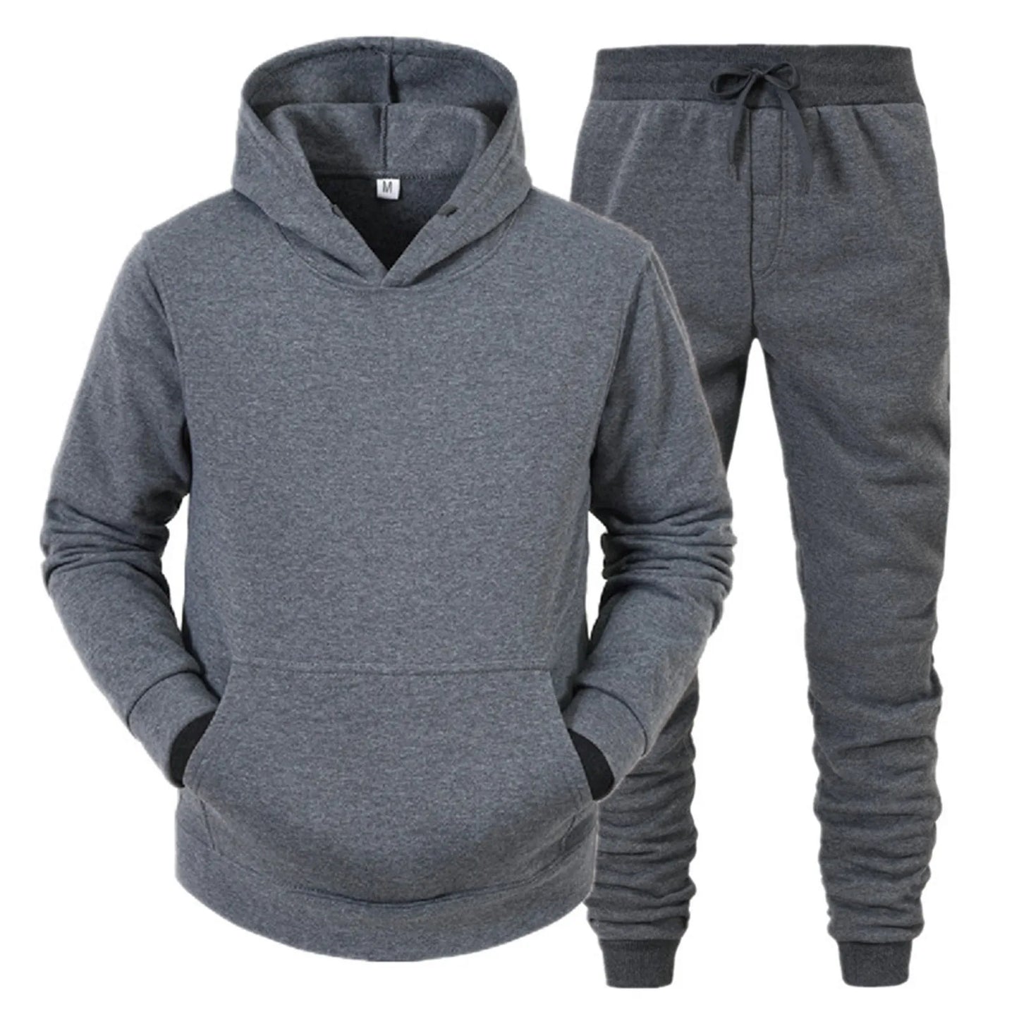 Ensemble Sportswear Homme - Hoodie + Pantalon Jogging Printemps Automne