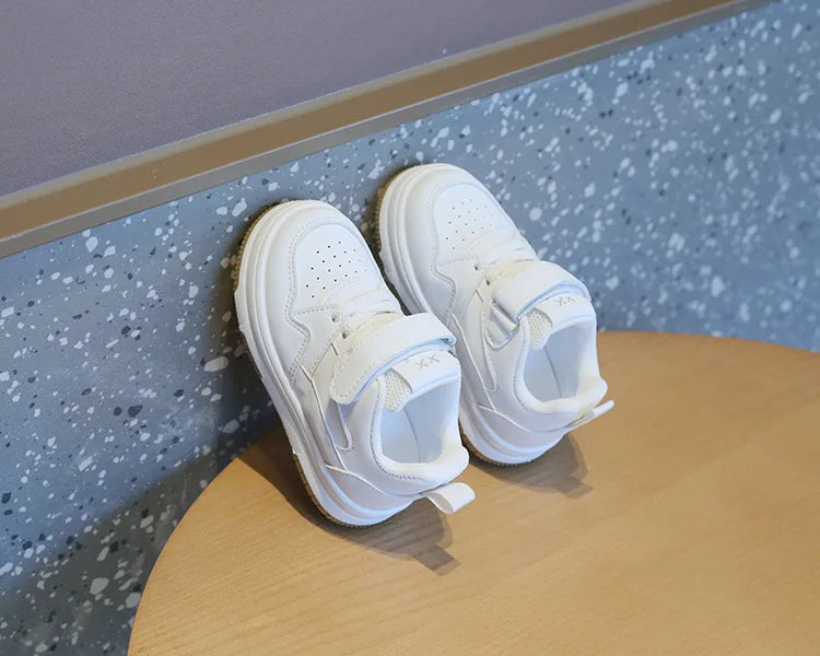 Chaussures Blanches Enfant - Baskets Légères Antidérapantes Printemps Automne