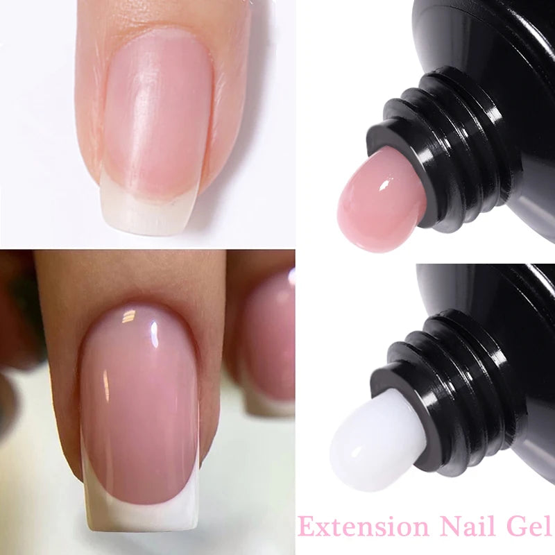 Gel Extension Ongles UR SUGAR 15ml - Soak Off UV LED Acrylique Cristal Blanc Transparent Nude Vernis Gel UV Construction