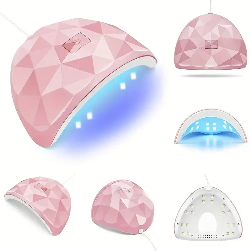 Lampe UV LED Ongles LULAA - Séchage Gel Polish 3 Modes Minuterie Détection Automatique Maison Salon