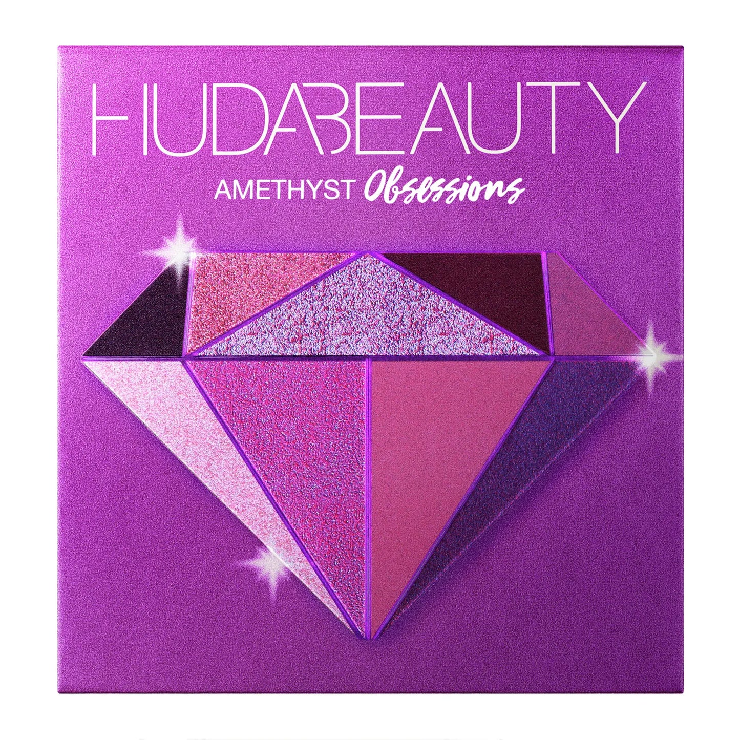 Palette Fard à Paupières 9 Couleurs Diamant Améthyste Rubis Rouge Or Mat Shimmer Paillettes Maquillage Luxe