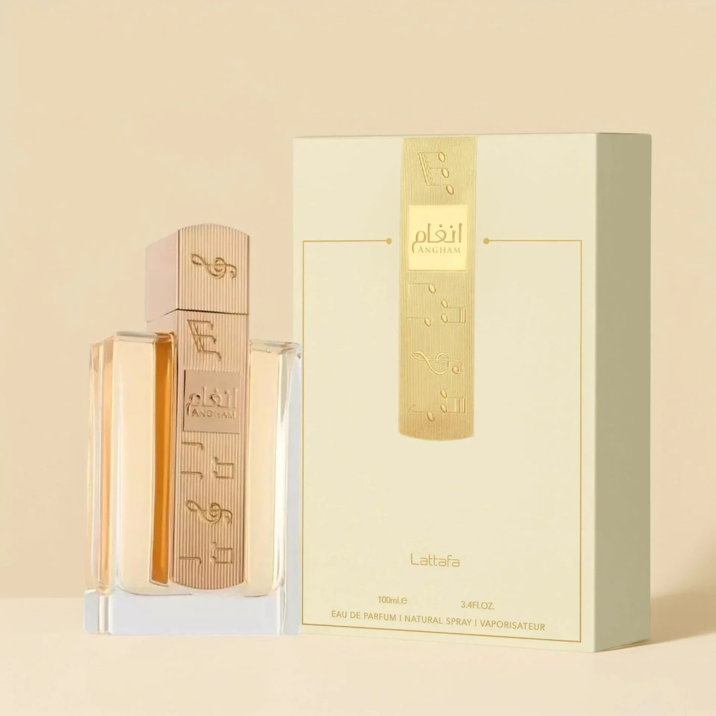 Parfum Arabe Homme Femme Angham Unisexe - Eau de Parfum Luxe Longue Tenue Oriental Floral Moyen-Orient Feminino Masculino