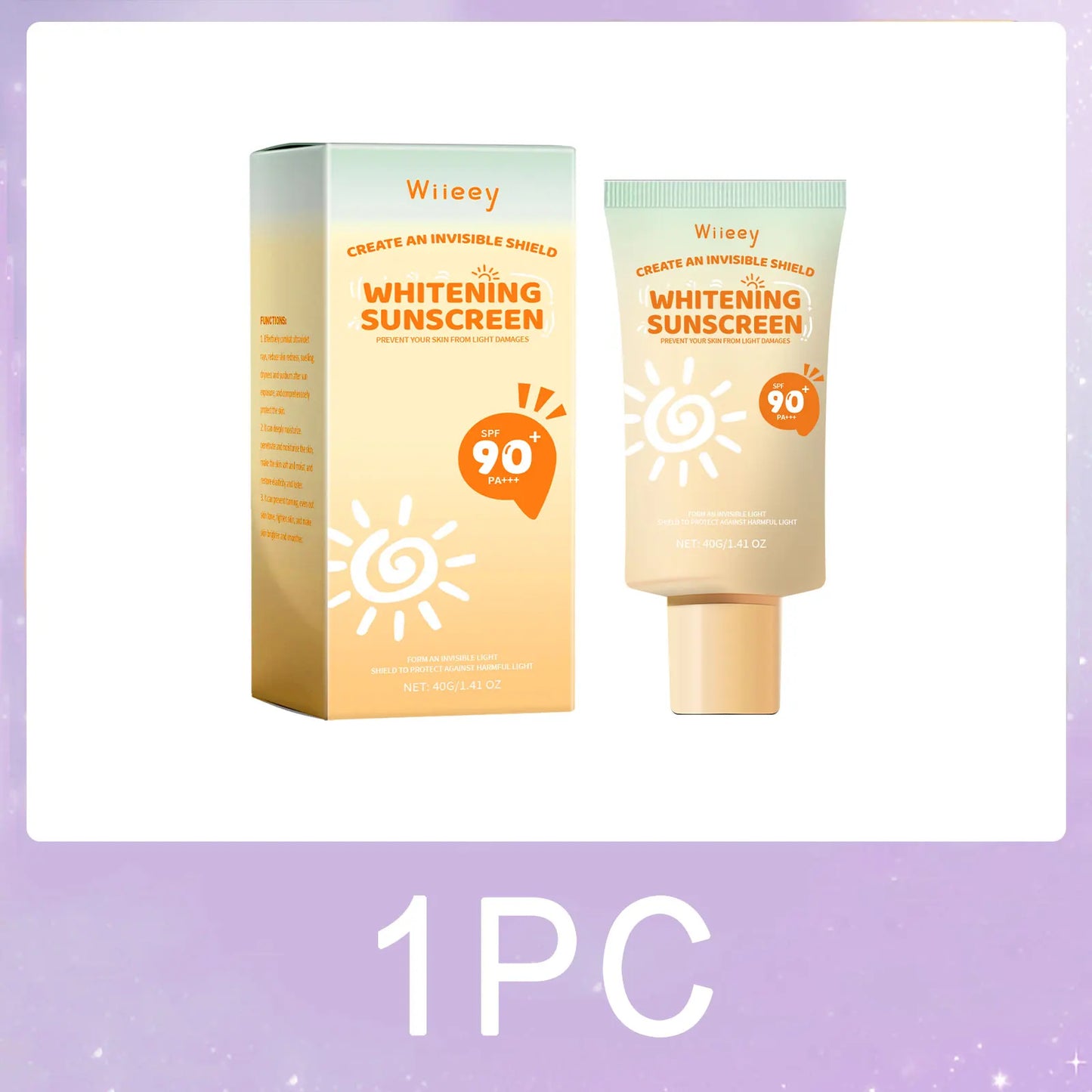 Crème Solaire Enfant SPF 50 - Lot de 2 Légère Hydratante Visage & Corpsu