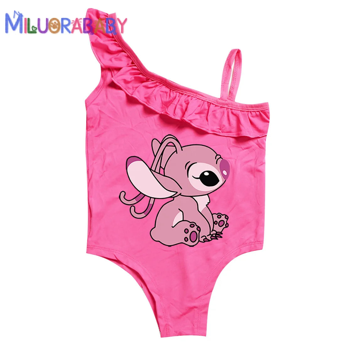 Maillot de Bain Fille Lilo & Stitch Une Pièce Rose - Princesse 3-10 ans