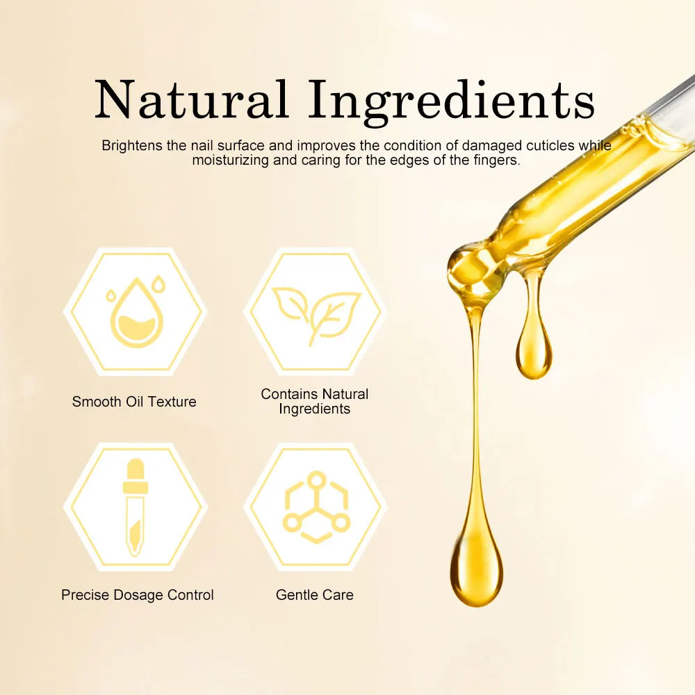LIMEGIRL Huile Nourrissante Ongles Cuticules 15ml - Répare Ongles Abîmés Hydratante Fortifiante Illuminatrice Soin Manucure