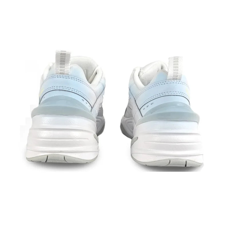 Sneakers Custom Femme Nike M2K Tekno – Peintes à la Main, Île Rêveuse, Rétro Basse