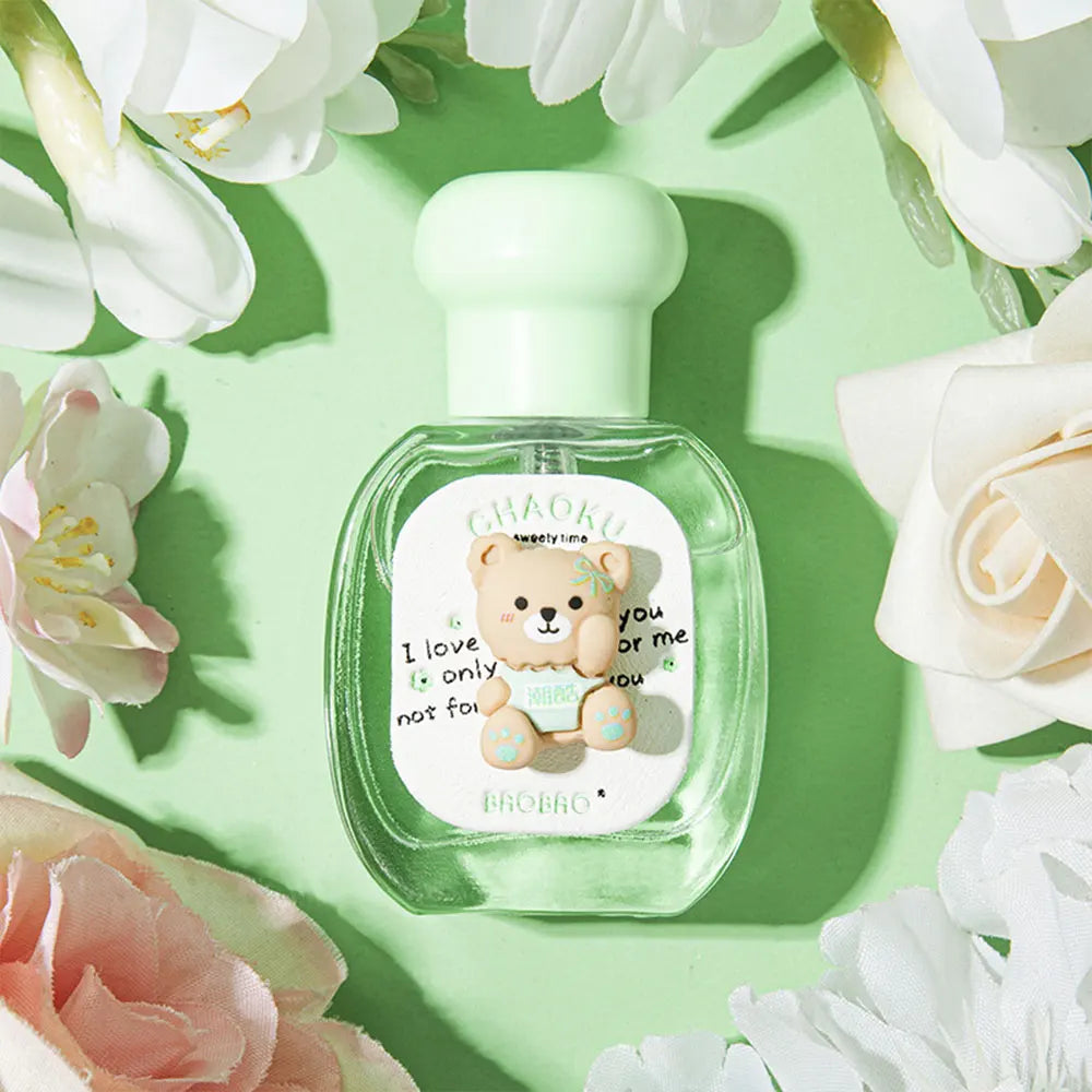 25ml Bear Perfume Women Girls Fruity Floral - Sweet Long-Lasting Eau de Parfum Daily Gift