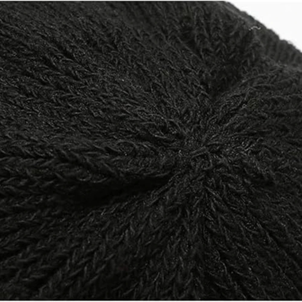 Bonnet Tricoté Unisexe Hiver - Chapeau Polyester Coupe-Vent Protection Oreilles | Cyclisme Extérieur