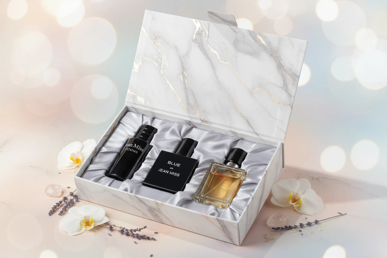 Coffret Cadeau Parfum Homme 3 Pièces 90ml - Eau de Cologne Longue Durée Fascination