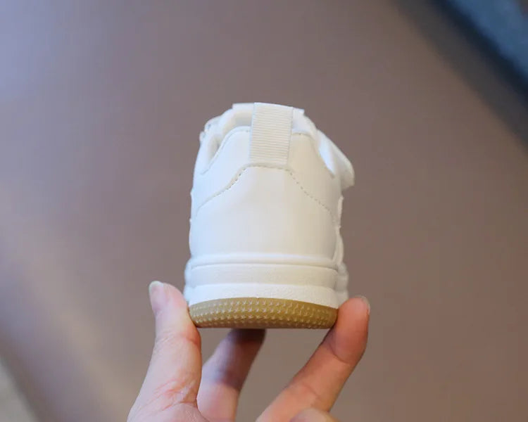 Chaussures Blanches Enfant - Baskets Légères Antidérapantes Printemps Automne