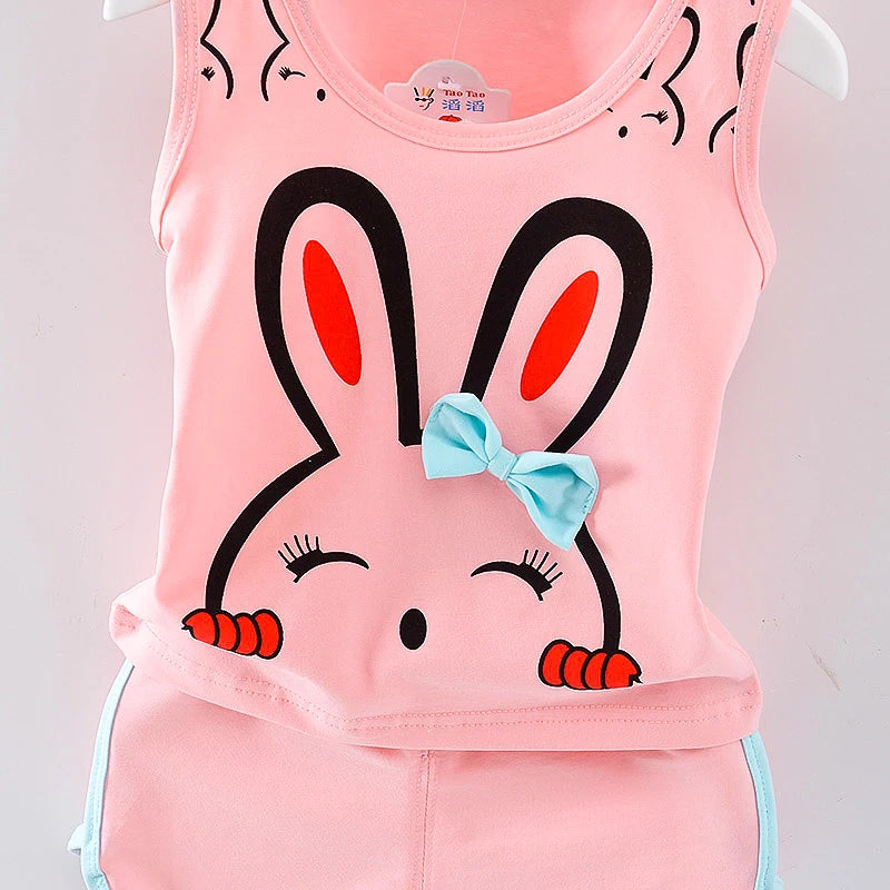 Pyjama Fille Débardeur et Short Été