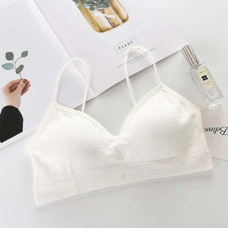 Brassière Sport Yoga Femme - Soutien-Gorge Fitness Coton Respirant | Top Entraînement avec Coussinets