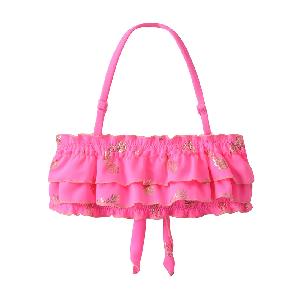 Bikini Fille 2 Pièces Drapeau Américain - Étoiles et Rayures Été