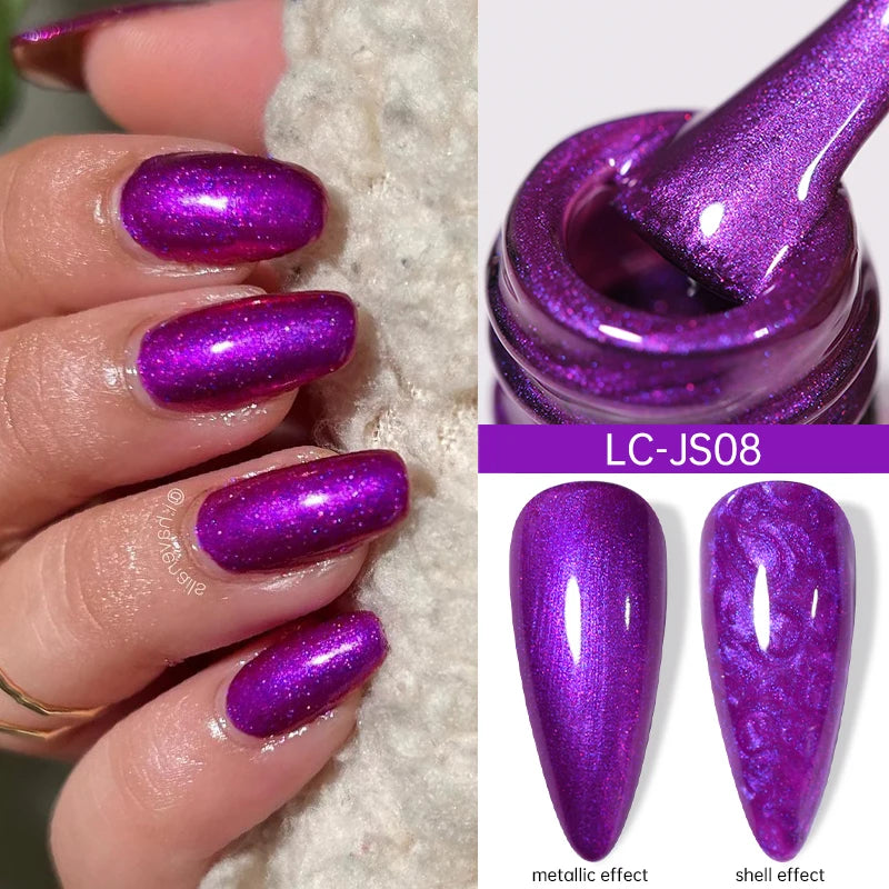 Vernis Gel LILYCUTE Ancora Red Automne Hiver - Semi-Permanent Soak Off UV LED Manucure Nail Art