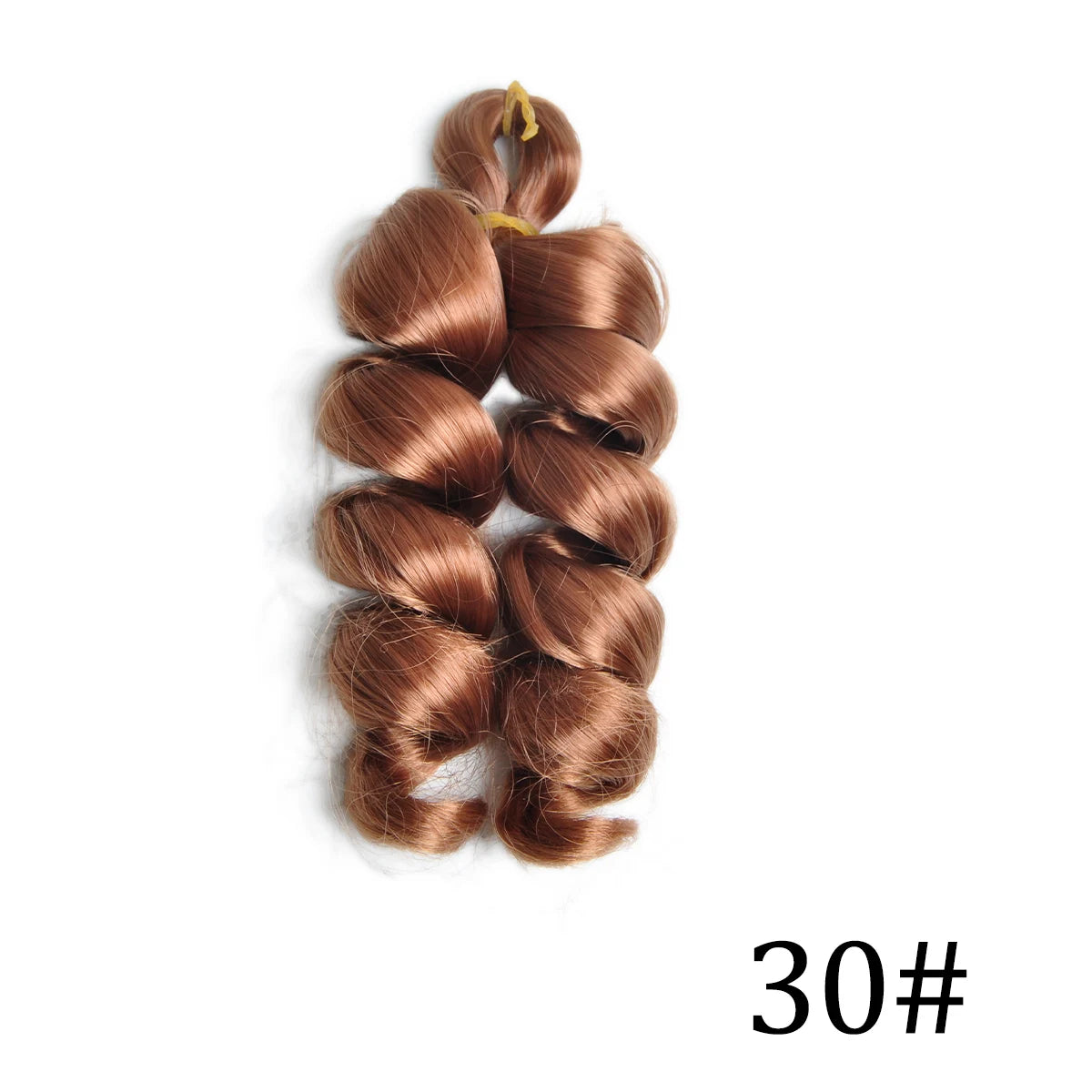 Extension Tresses French Curly Pré-Étirées - Mèches Synthétiques Bouncy Légères Easy Braid Ondulées