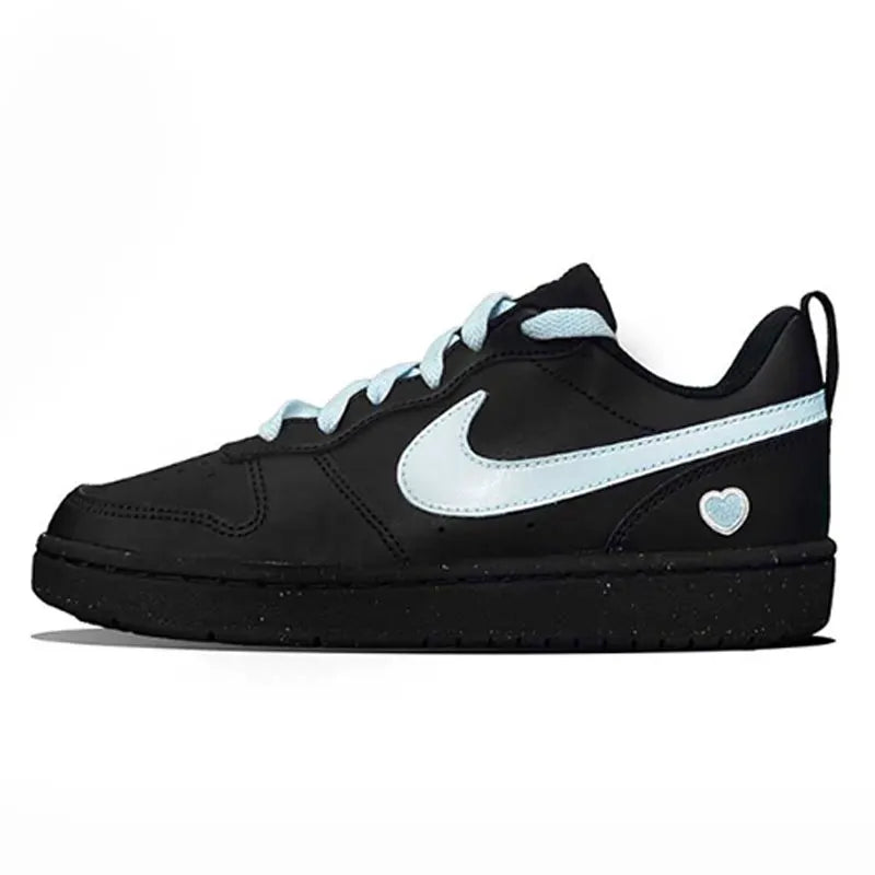 Nike Court Borough Retro – Baskets Femme Style Skate Galaxie Noir