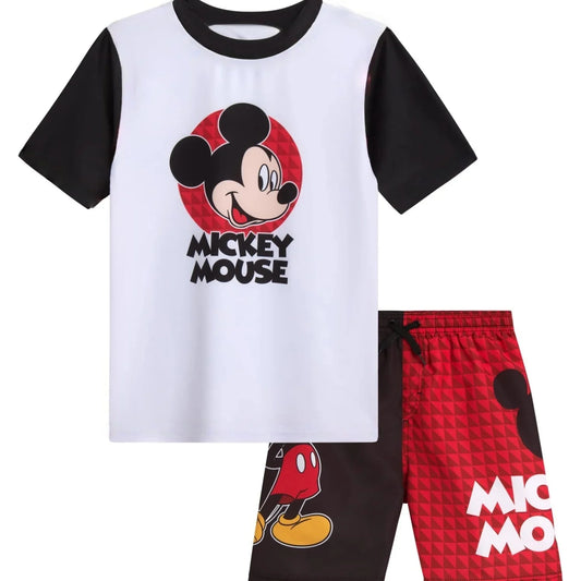 Maillot de Bain Garçon Disney 2 Pièces - Mickey Cars Buzz Stitch