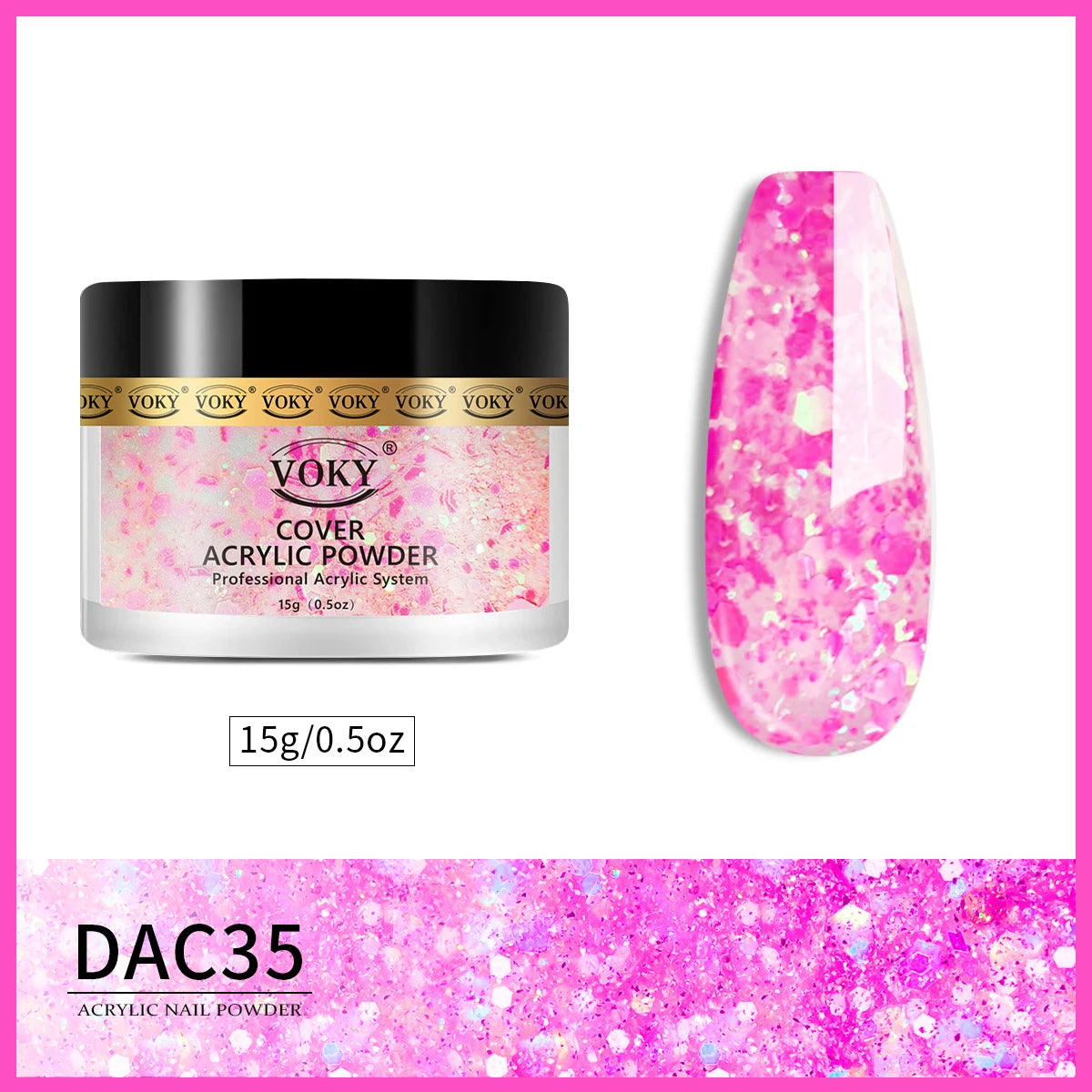 Poudre Acrylique Professionnelle Ongles - À Utiliser avec Liquide Monomère Acrylique Extension Manucure Nail Art