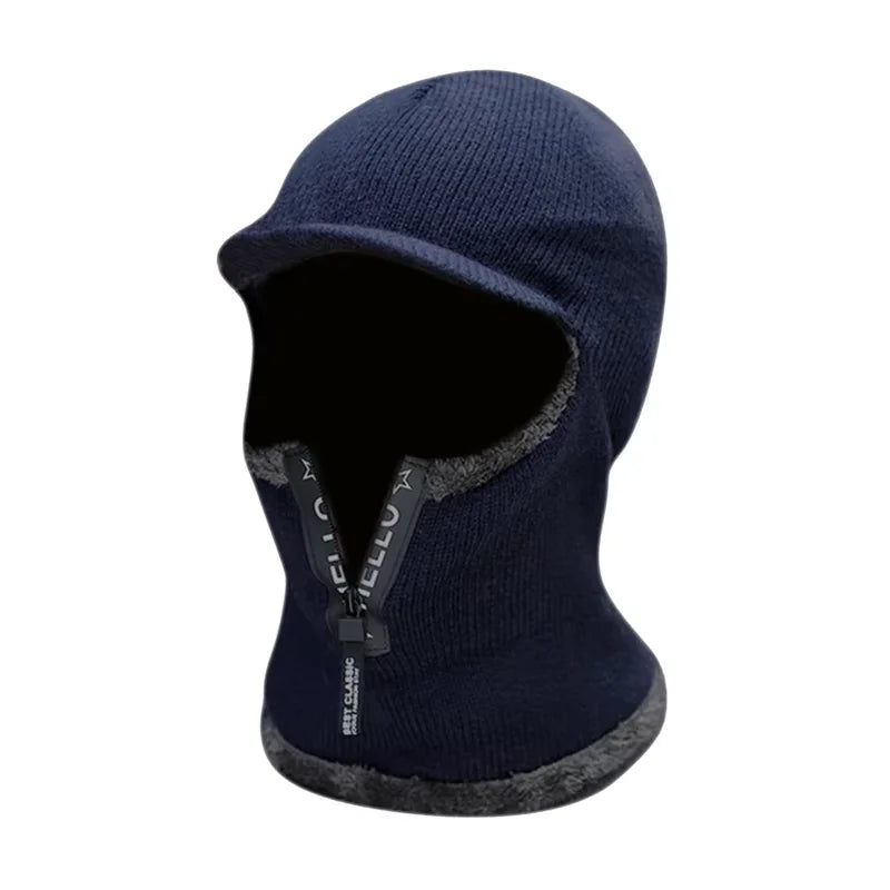 Bonnet Tricoté Unisexe Hiver - Chapeau Polyester Coupe-Vent Protection Oreilles | Cyclisme Extérieur