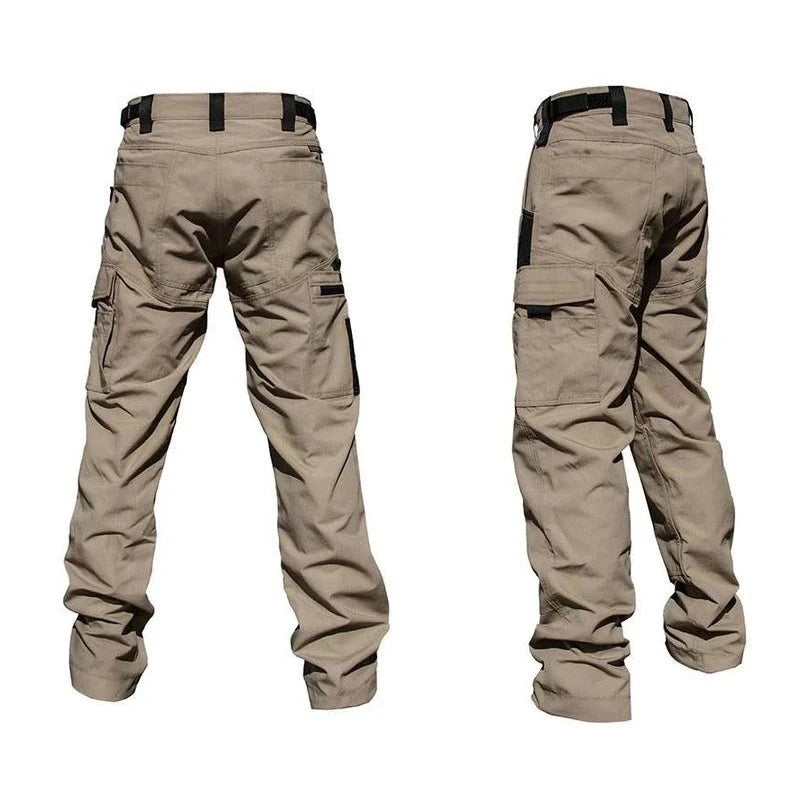 Pantalon Homme Travail Cargo - Multi-Poches Résistant Outdoor Jogging Tactique Printemps-Automne
