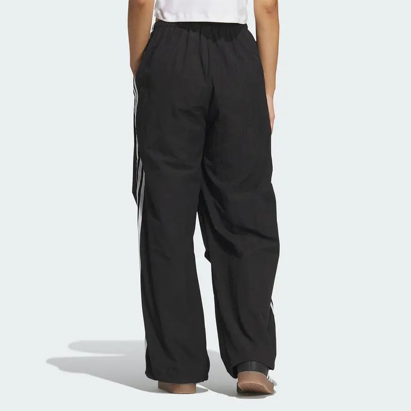 Pantalon Adidas 3 Bandes Femme – Nylon Noir Respirant Sportswear