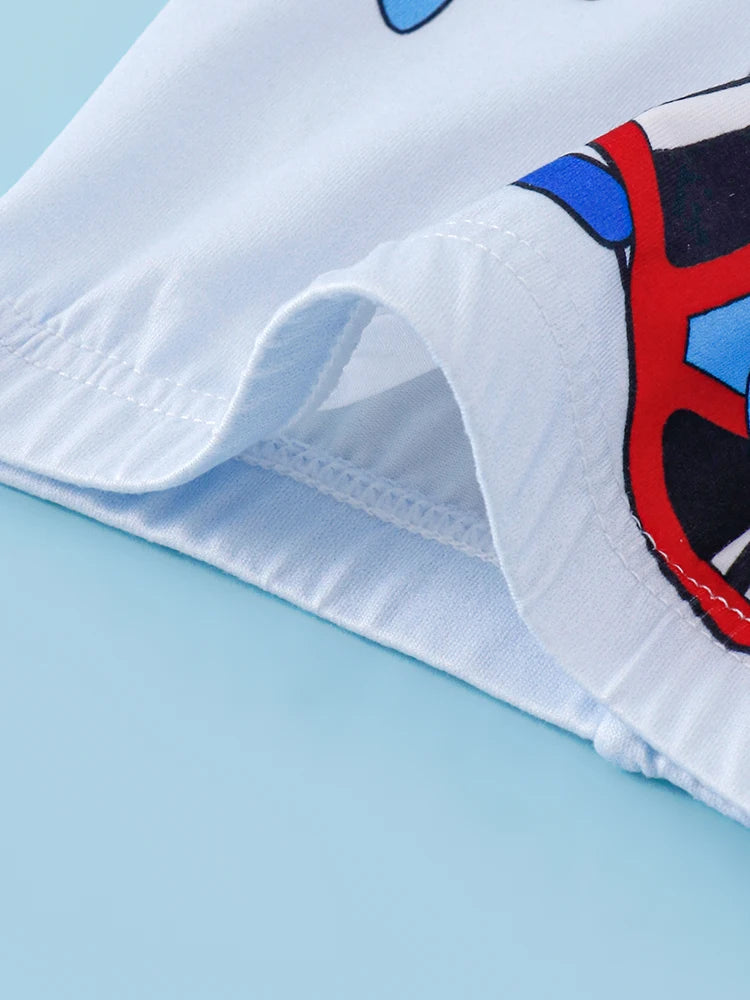 Lot 4 Boxers Garçon Ado Dinosaure - Sous-Vêtements Tricot Confortables Toutes Saisons 13-14 Ans