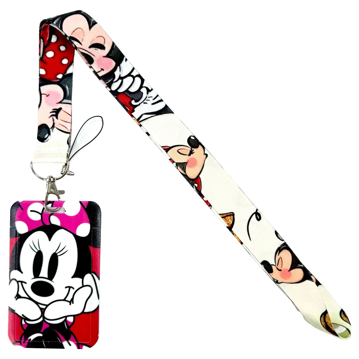 Lanière Tour de Cou Anime - Porte-Clés Badge ID Carte Crédit Téléphone Accessoire Charm Kawaii