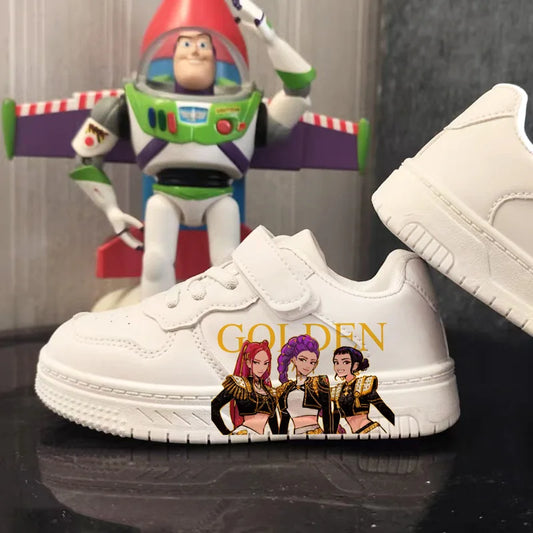 Chaussures Enfant KPop Demon Hunters - Baskets Garçon Fille 4-6 Ans, Impression 3D, Semelle Antidérapante, Idée Cadeau Noël