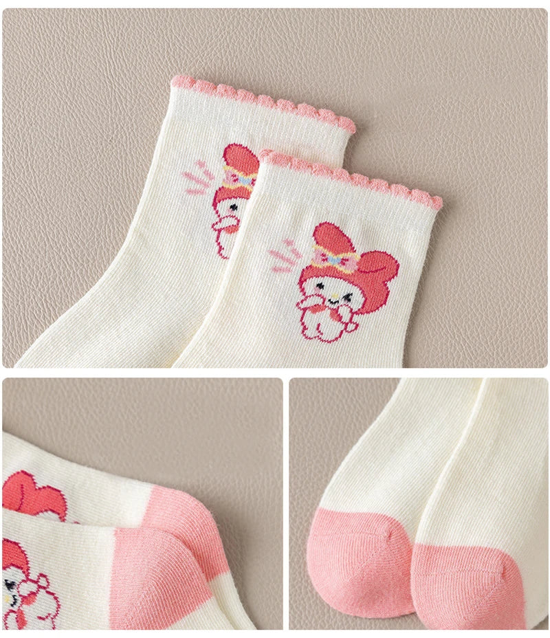 Lot de 5 Paires Chaussettes Spider-Man Garçon - Chaussettes Tube Coton Héros | Automne Hiver Enfant