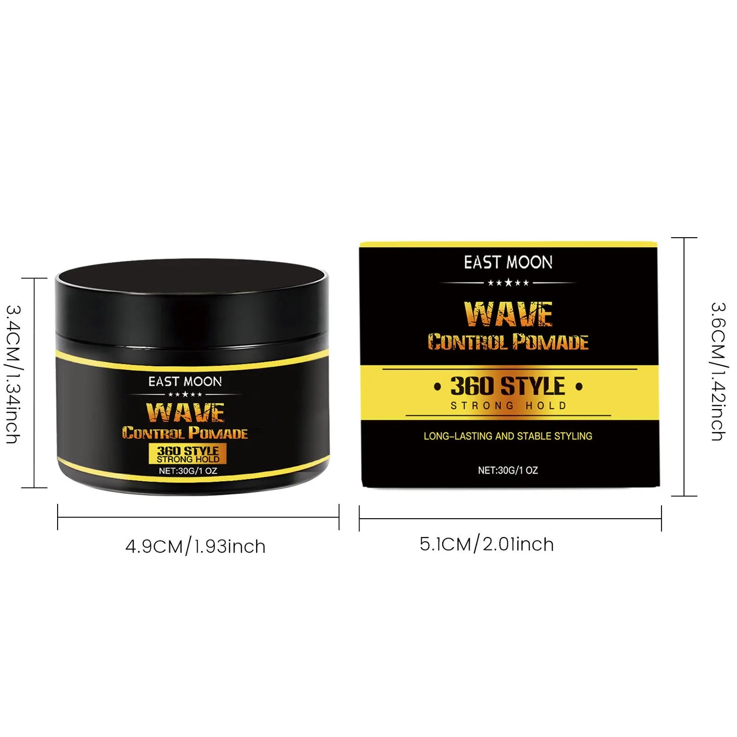 Cire Coiffante Huile Coco Homme - Fixation Forte Contrôle Ondulations Non Grasse Réduit Frisottis Restaure Modelage Pommade