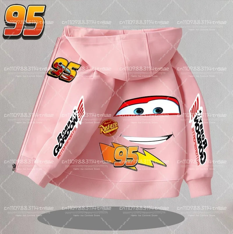 Veste à Capuche Garçon Cars Flash McQueen