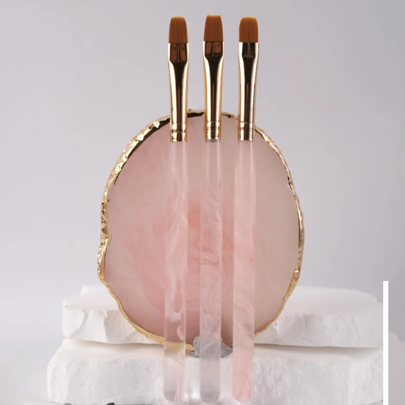 Pinceau Nail Art Motifs Photothérapie Acrylique Ongles UV Gel Extension Builder Coating Peinture DIY Manucure Accessoires