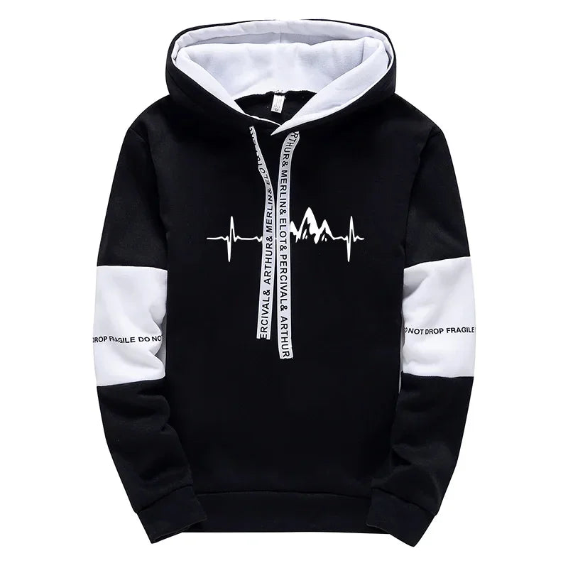 Sweatshirt Hoodie Homme Confort - Jogging Pullover Automne Hiver