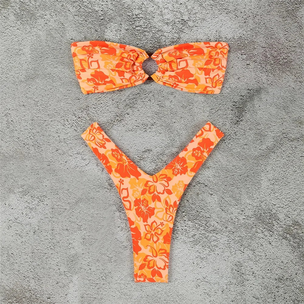 Bikini Push-Up Femme Brésilien - Micro Thong & Imprimé Tendance 2024