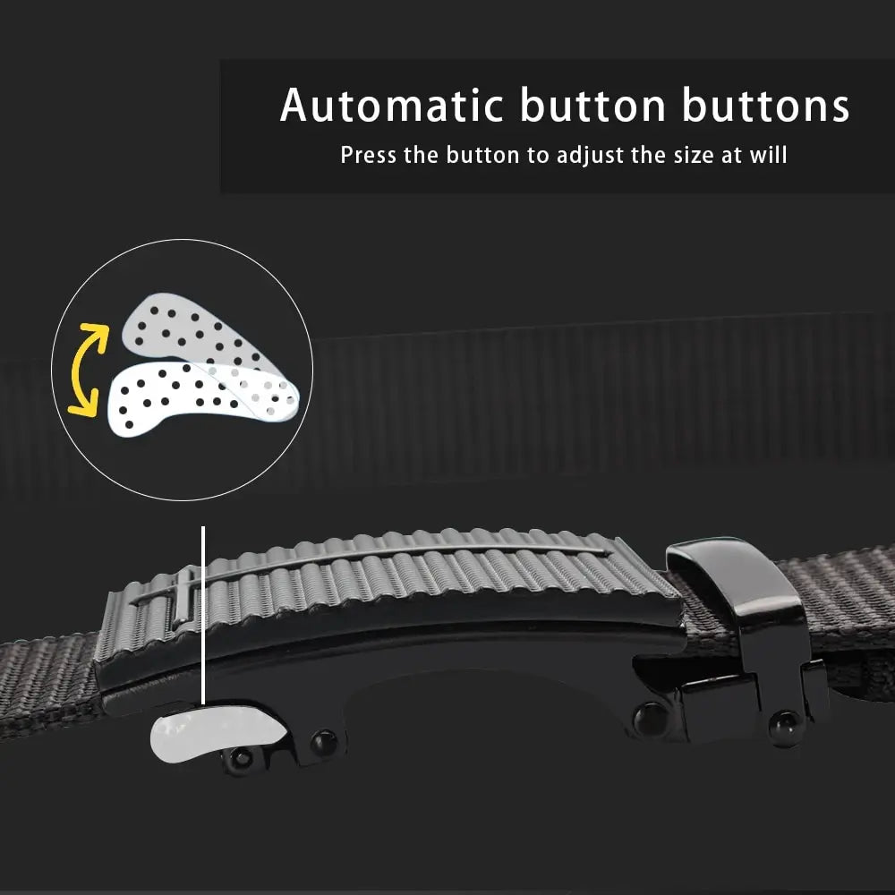 Ceinture Homme Nylon Designer - Style Cowboy Outdoor Tactique