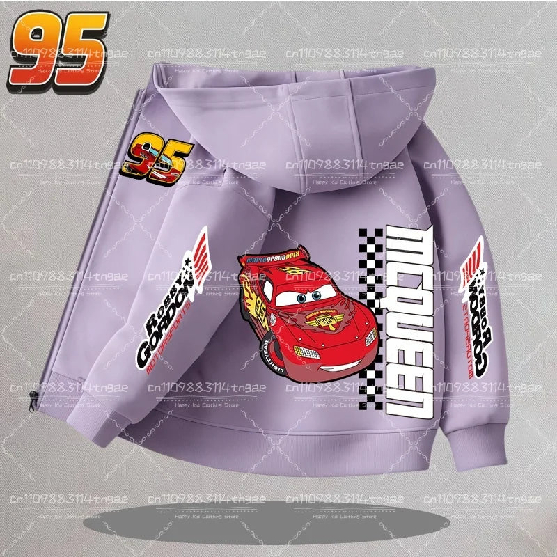 Veste à Capuche Garçon Cars Flash McQueen