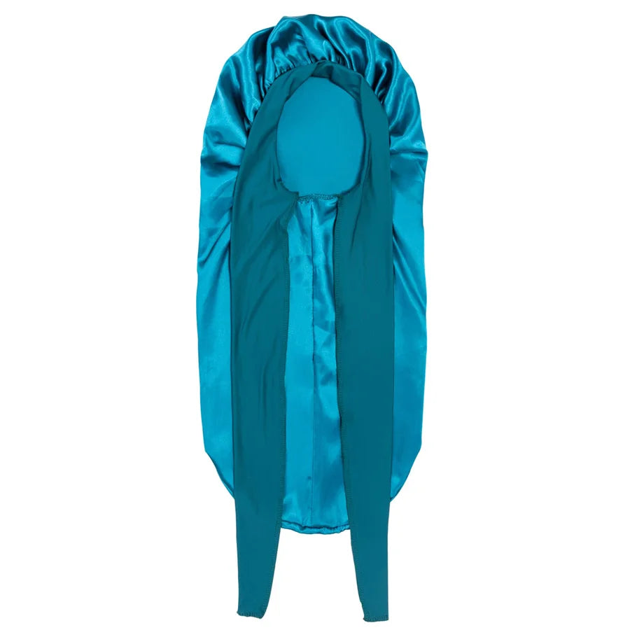 Bonnet Nuit Cheveux Longs Satin Extra Large Femme - Bandeau Élastique Soyeux Confortable Sommeil Douche Protection