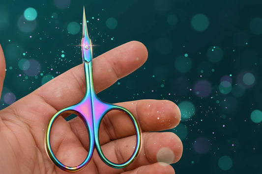 Ciseaux Cuticules Courbés Professionnels Homme Femme - Outil Soin Ongles Multifonction Manucure Pédicure Précision