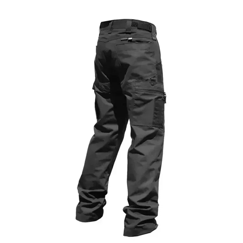 Pantalon Homme Travail Cargo - Multi-Poches Résistant Outdoor Jogging Tactique Printemps-Automne