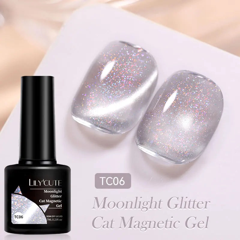 Vernis Gel Magnétique 9D Cat Eye 7ml - Effet Irisé