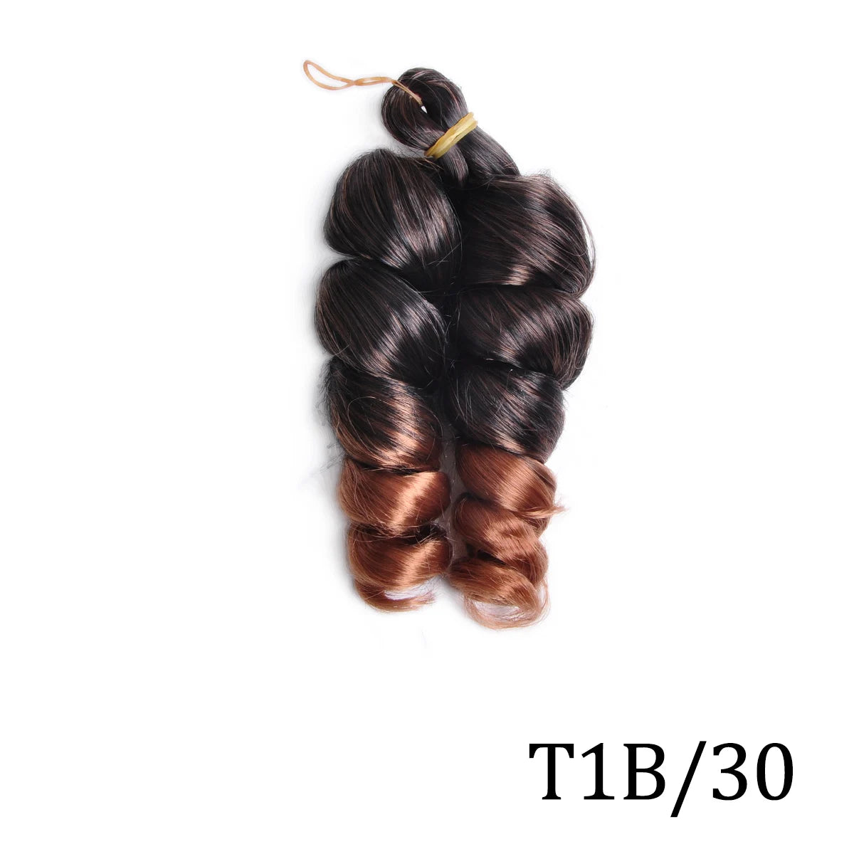 Extension Tresses French Curly Pré-Étirées - Mèches Synthétiques Bouncy Légères Easy Braid Ondulées