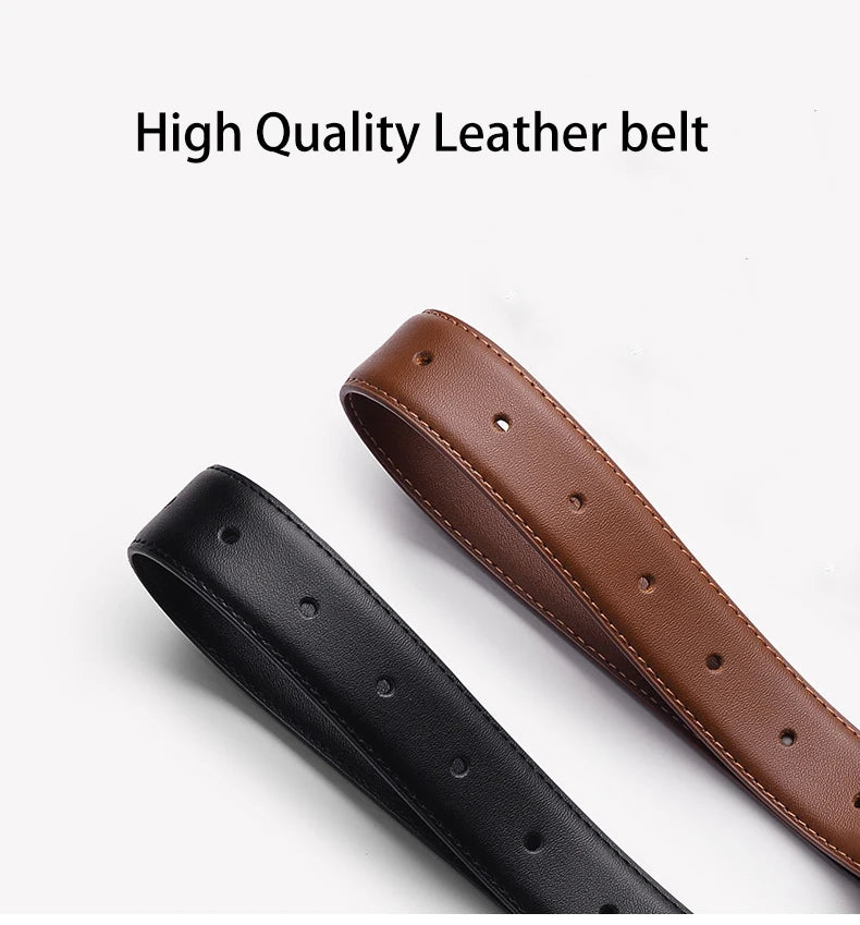 Ceinture Femme DINISITON Fashion Jeans - Boucle Alliage Pin Luxe Design Tendance Accessoire