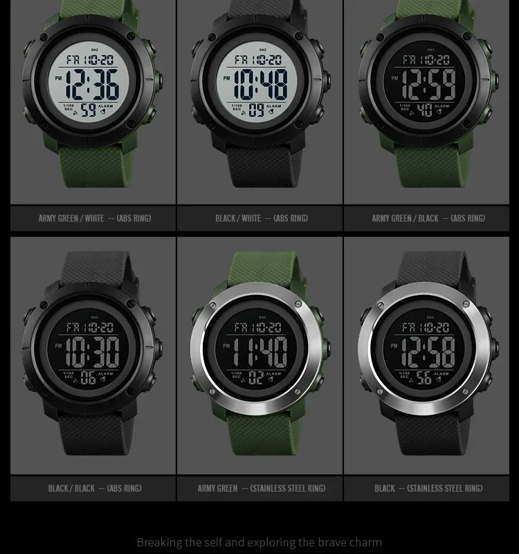 Montre Sport Homme SKMEI 1426 - Digitale Waterproof Alarme Militaire