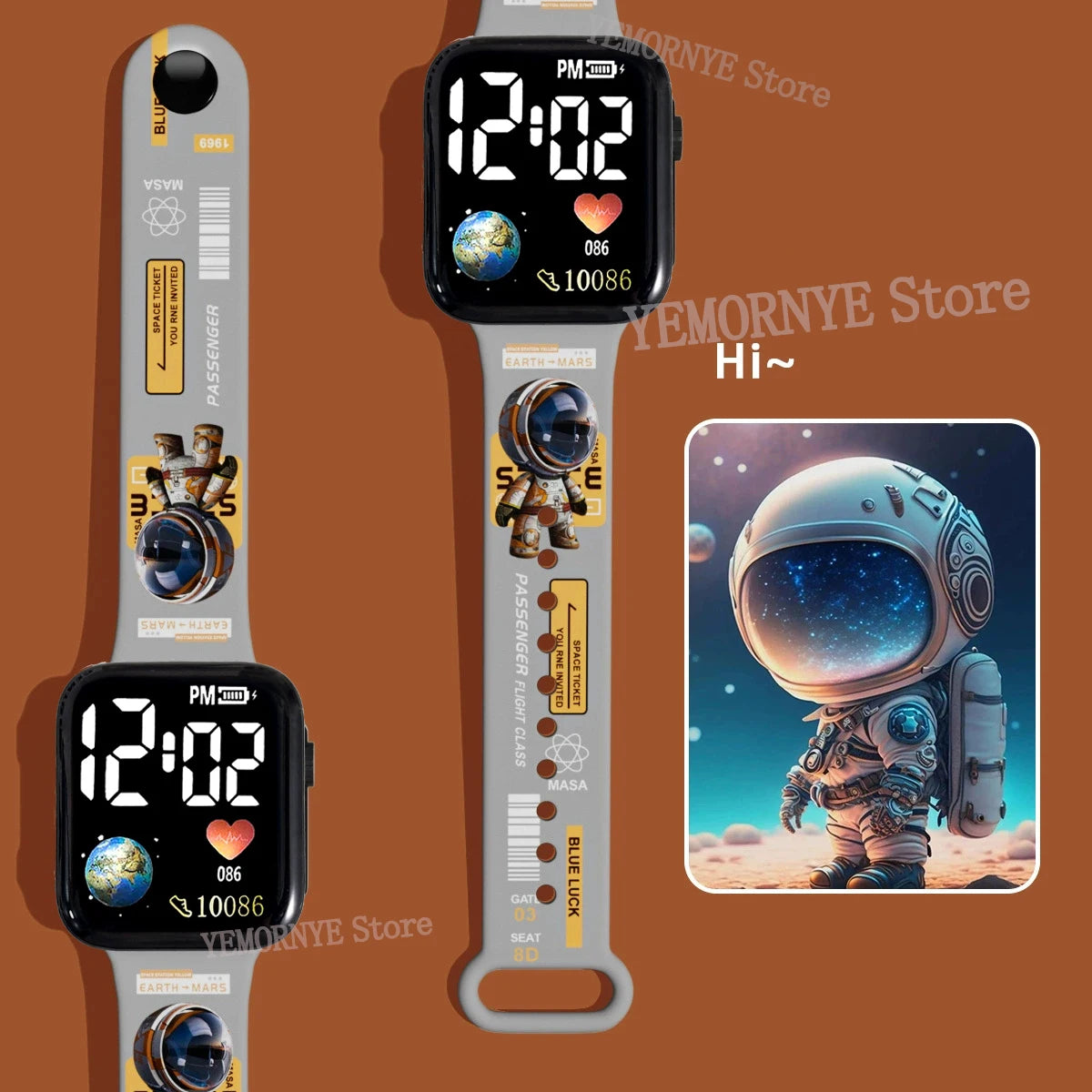 Montre Digitale Enfant Disney Stitch & Lio - LED Cartoon Imprimé Cadeau Anniversaire Jouet