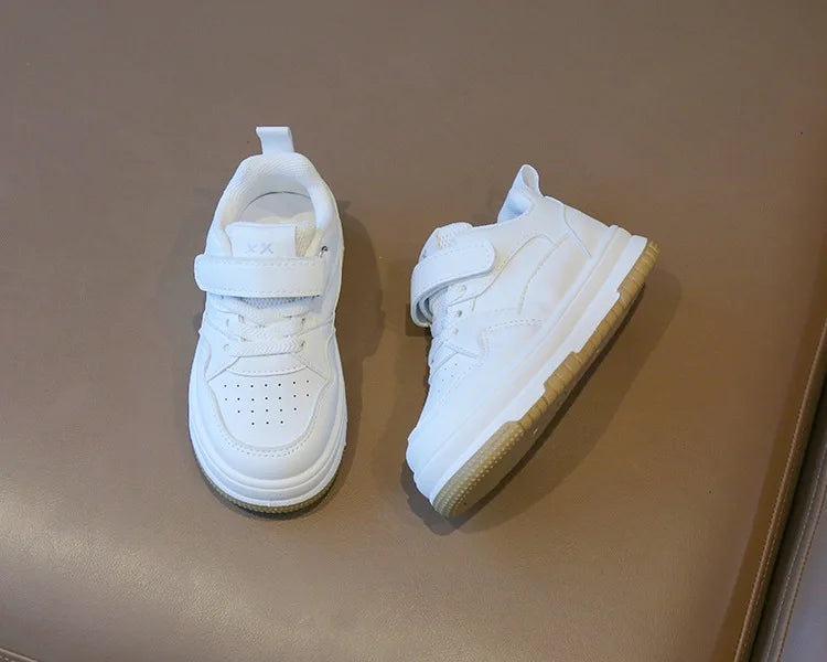 Chaussures Blanches Enfant - Baskets Légères Antidérapantes Printemps Automne