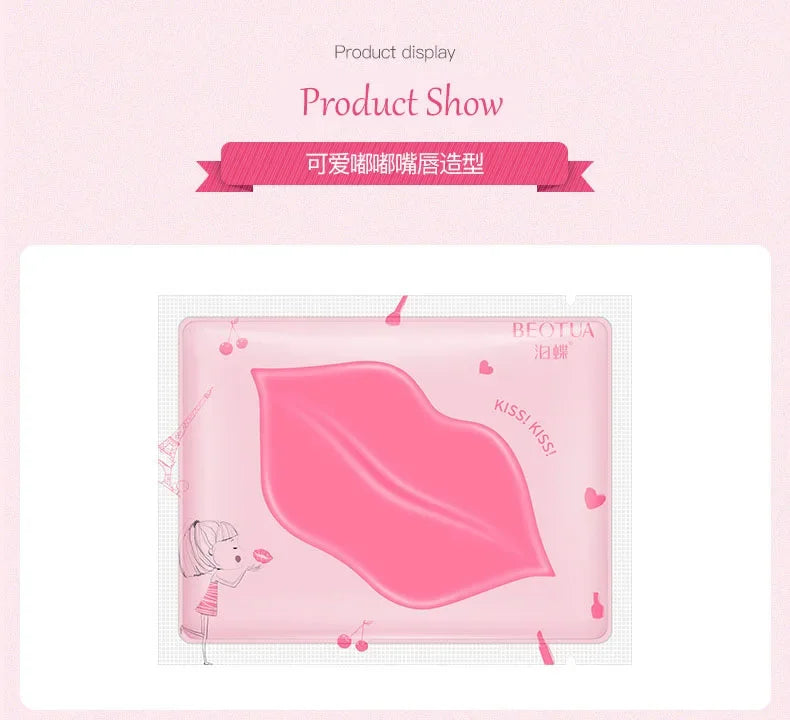 Lot 5/10pcs Masques Lèvres Hydratant Réparation - Collagène Gel Atténue Rides Taches Lignes Soin Couleur Lèvres