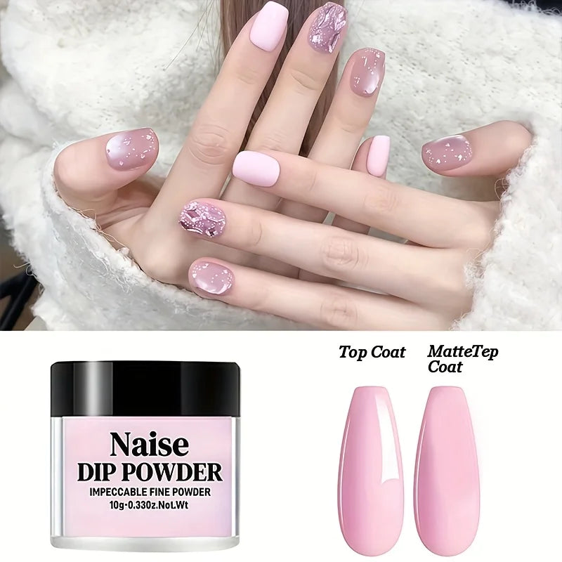 Poudre Acrylique Macaron 10g - Rose Violet Bleu Cristal Résine Ongles Séchage Rapide Vernis Longue Durée Sans Parfum