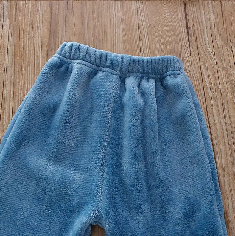 Pyjama Enfant Flanelle Velours - Ensemble Hiver Doux