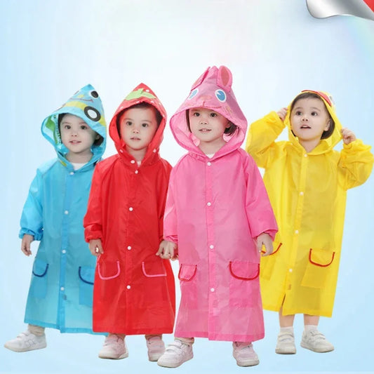 Imperméable enfant cartoon - Style animaux pour garçons et filles