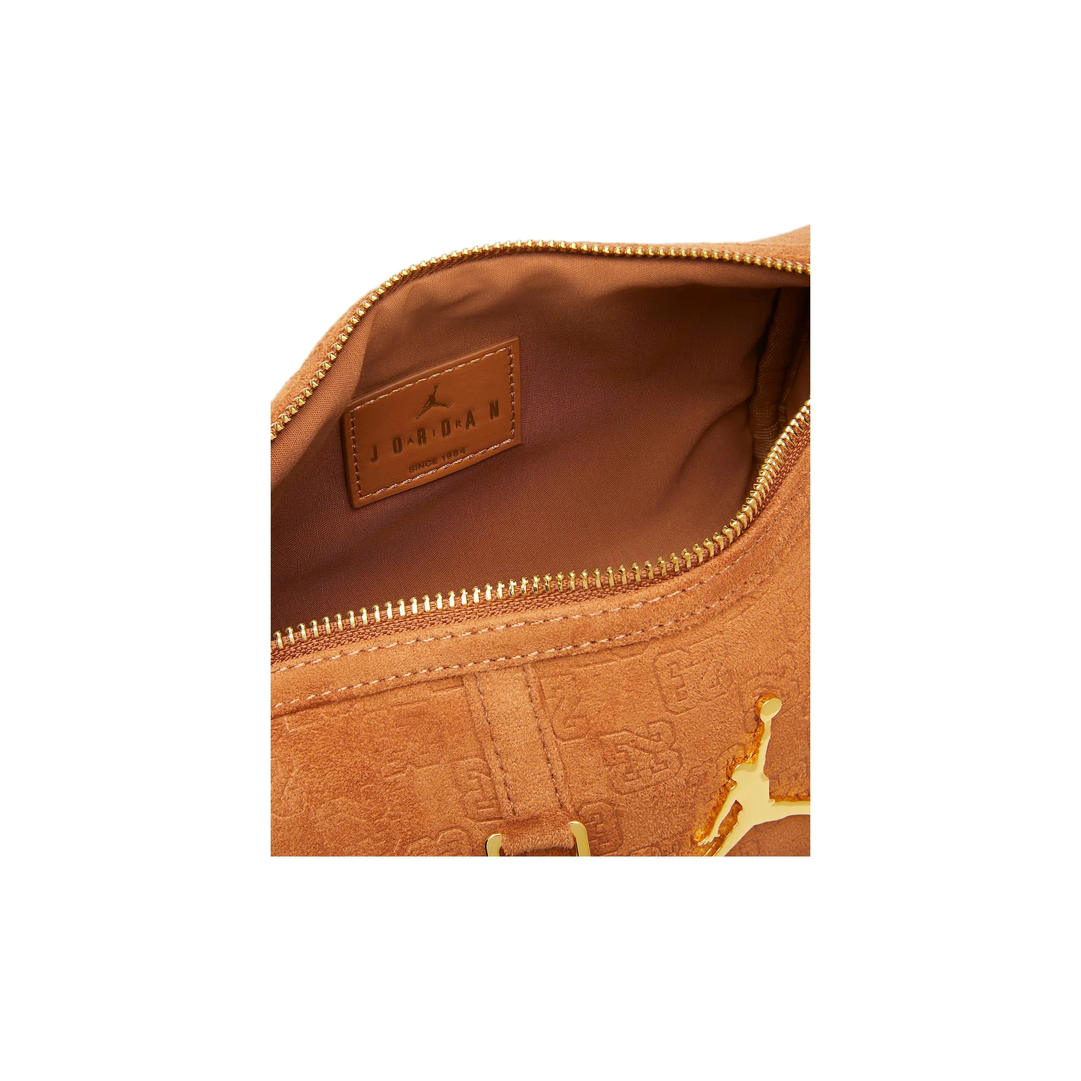 Sac À Main Jordan Monogram Unisexe – Polyester Marron, Port Épaule